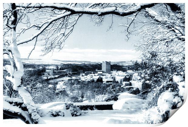 Winter Wonderland in Richmond Print by Steve Smith