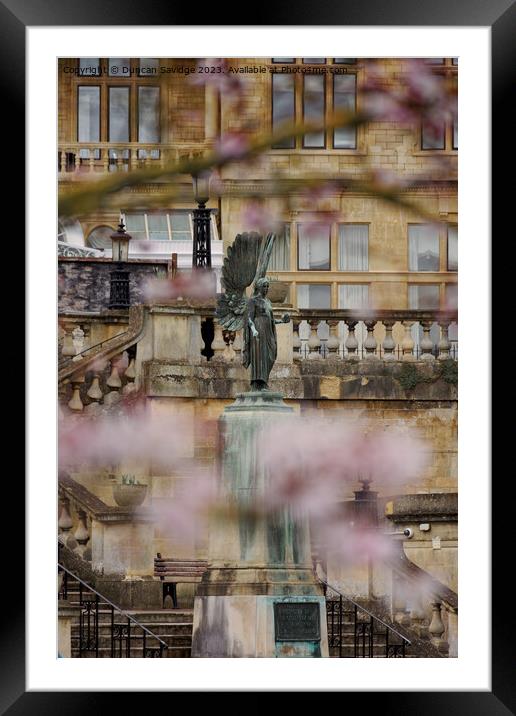 The Angel of Peace, Bath Framed Mounted Print by Duncan Savidge