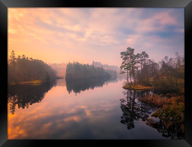 Majestic Views of Tarn Hows Framed Print by Tim Hill