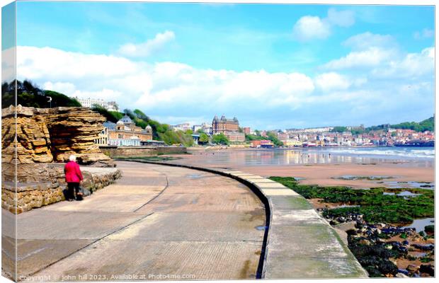 Scarborough, Yorkshire. Canvas Print by john hill