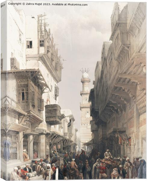 Cairo Mosque Old City Canvas Print by Zahra Majid