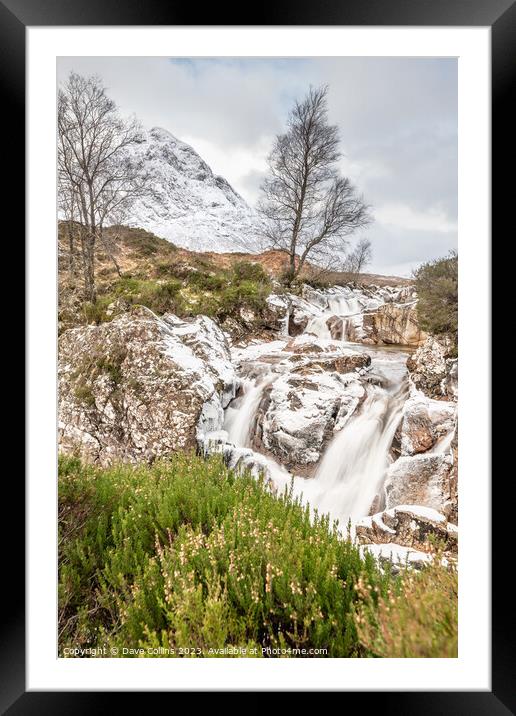 Waterfall on the River Coupall Framed Mounted Print by Dave Collins