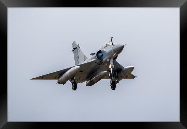 IAF Mirage 2000 Framed Print by J Biggadike