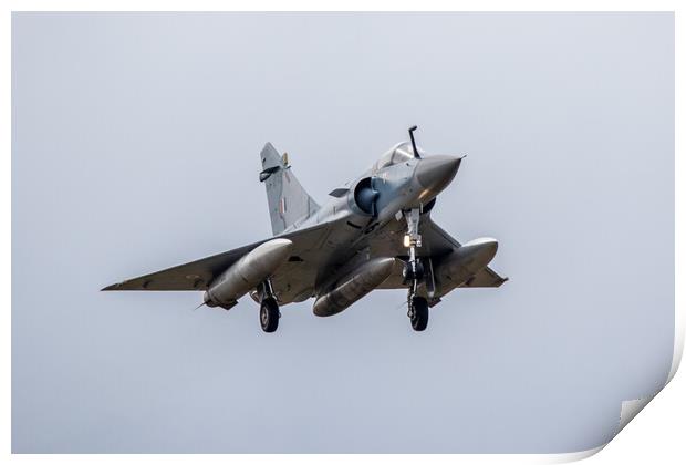 IAF Mirage 2000 Print by J Biggadike