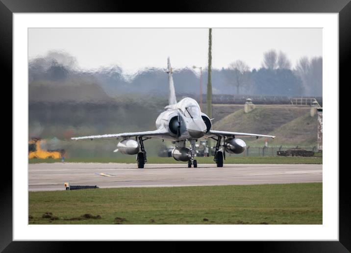 IAF Mirage 2000 Framed Mounted Print by J Biggadike