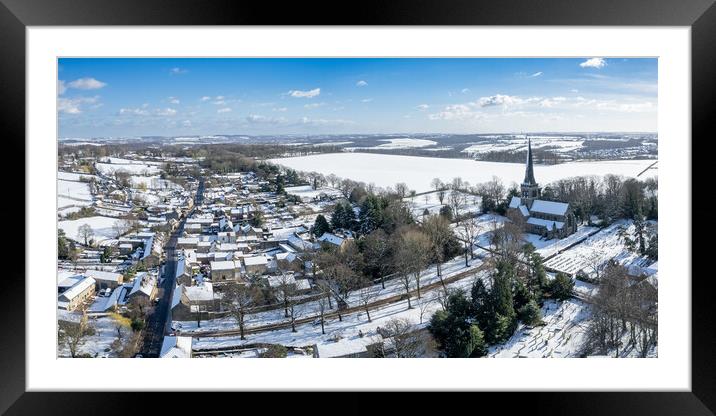 Wentworth Village Framed Mounted Print by Apollo Aerial Photography