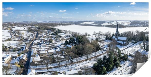 Wentworth Village Print by Apollo Aerial Photography