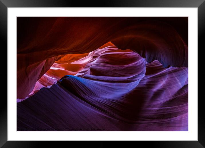 Lower Antelope Canyon 1 Framed Mounted Print by Matthew McCormack