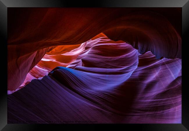 Lower Antelope Canyon 1 Framed Print by Matthew McCormack