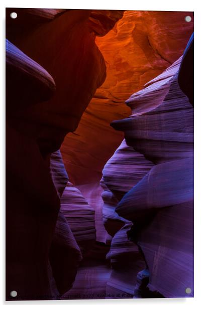 Lower Antelope Canyon 3 Acrylic by Matthew McCormack