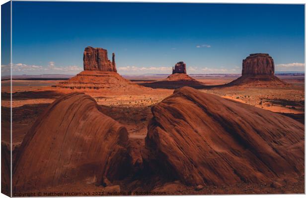 Monument Valley 1 Canvas Print by Matthew McCormack
