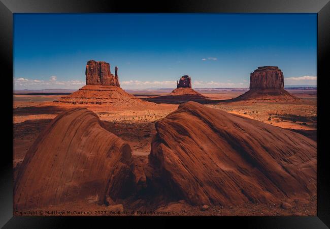 Monument Valley 1 Framed Print by Matthew McCormack
