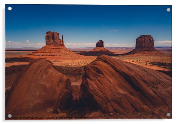 Monument Valley 1 Acrylic by Matthew McCormack
