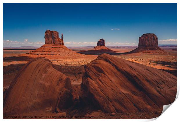 Monument Valley 1 Print by Matthew McCormack