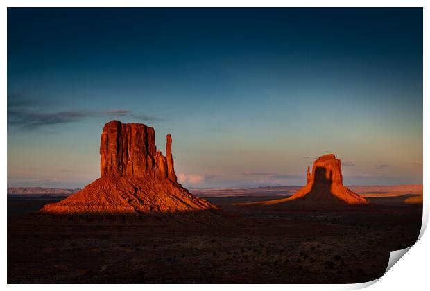 Shadow of a mitten Print by Matthew McCormack