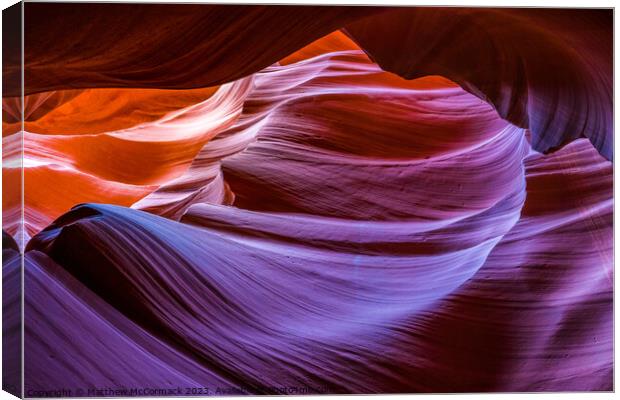 Lower Antelope Canyon 5 Canvas Print by Matthew McCormack