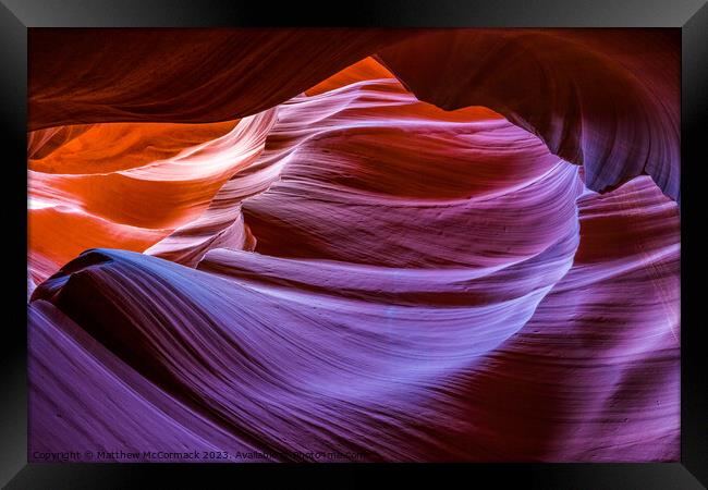 Lower Antelope Canyon 5 Framed Print by Matthew McCormack