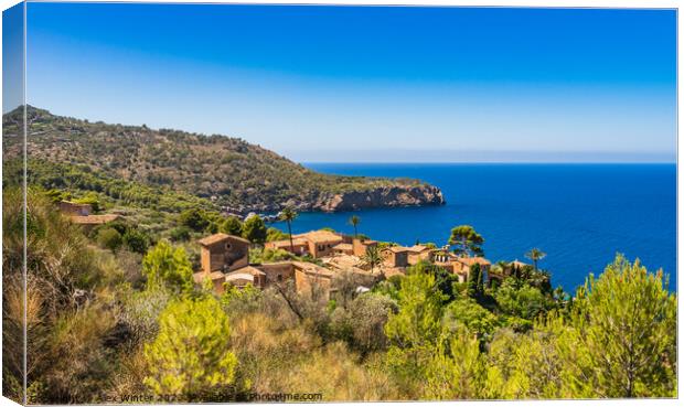 Beautiful island scenery on Majorca Canvas Print by Alex Winter