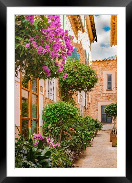 Romantic old village of Fornalutx Framed Mounted Print by Alex Winter