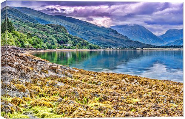 A view to Ballachulish Canvas Print by Valerie Paterson
