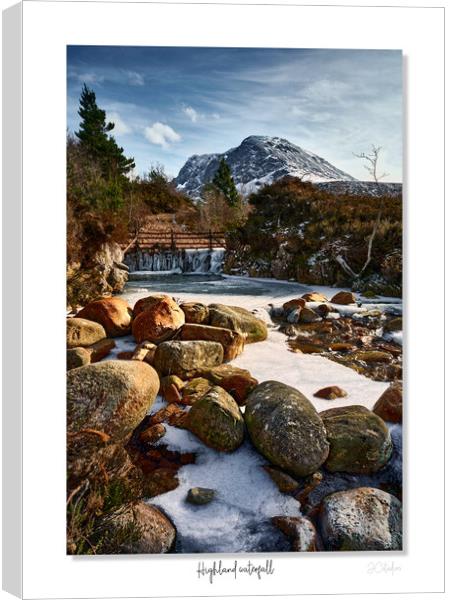 Highland waterfall Canvas Print by JC studios LRPS ARPS
