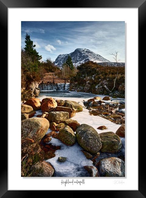 Highland waterfall Framed Print by JC studios LRPS ARPS