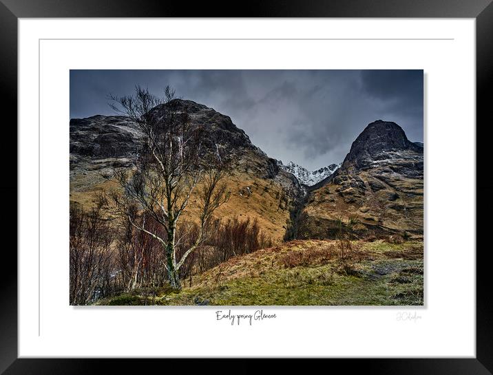 Early spring Glencoe Framed Mounted Print by JC studios LRPS ARPS