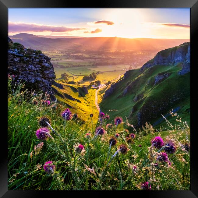 Winnats Pass Peak District Framed Print by Tim Hill