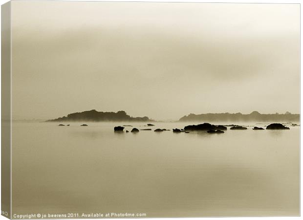 silence Canvas Print by Jo Beerens