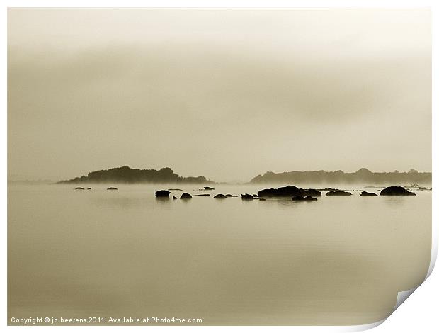 silence Print by Jo Beerens