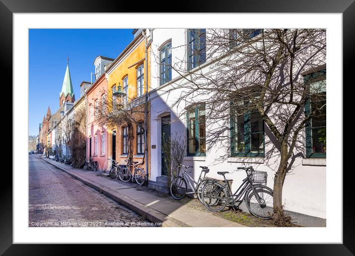 COPENHAGEN Krusemyntegade in Nyboder Framed Mounted Print by Melanie Viola