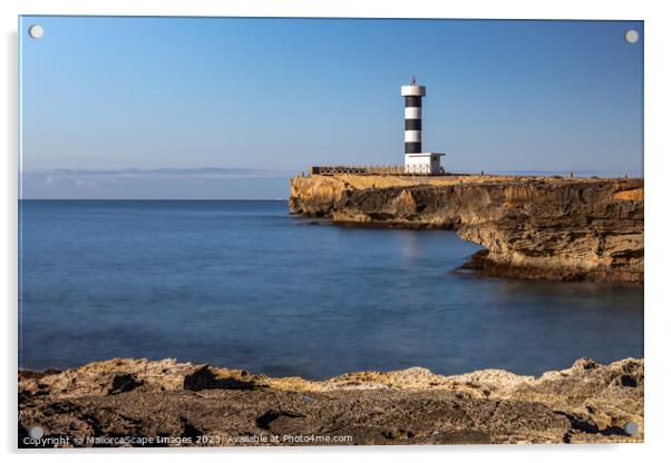 Lighthouse of Colonia de Sant Jordi Acrylic by MallorcaScape Images