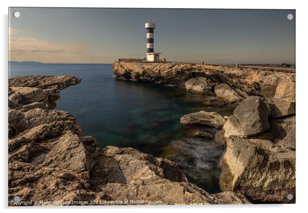 Lighthouse of Colonia de Sant Jordi Acrylic by MallorcaScape Images