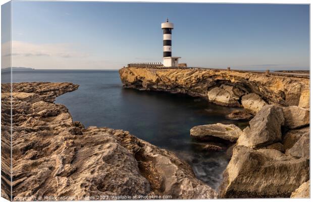 Lighthouse of Colonia de Sant Jordi Canvas Print by MallorcaScape Images