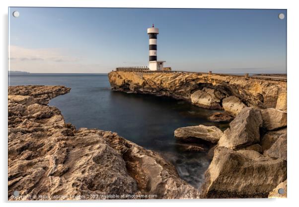 Lighthouse of Colonia de Sant Jordi Acrylic by MallorcaScape Images