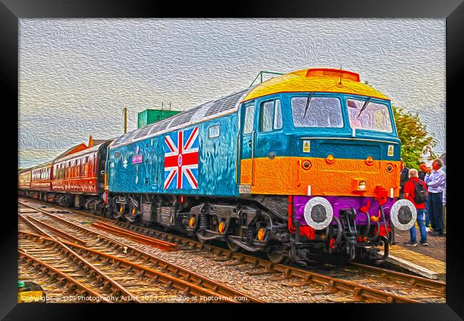 Mid Norfolk Railway’s County of Essex Livery in Oi Framed Print by GJS Photography Artist