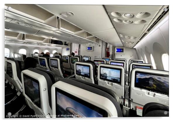  Boeing 787 Interior Acrylic by David Pyatt