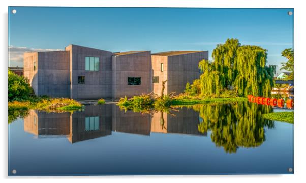 Hepworth Gallery Wakefield  Acrylic by Tim Hill