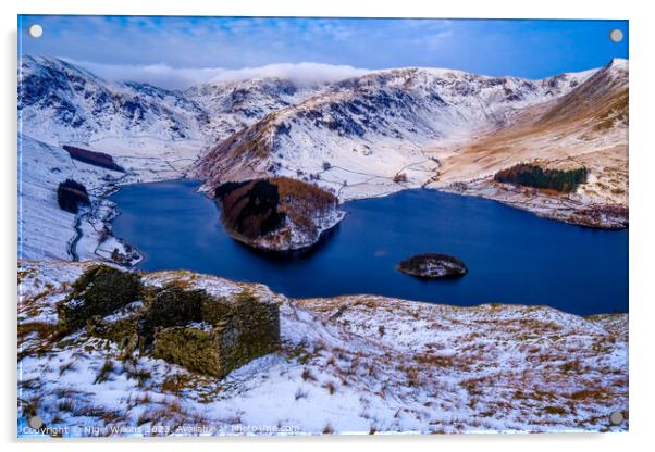 Haweswater, Lake District Acrylic by Nigel Wilkins