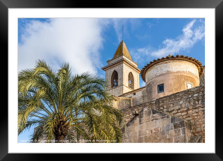 Churches in Santanyi, Majorca Framed Mounted Print by MallorcaScape Images