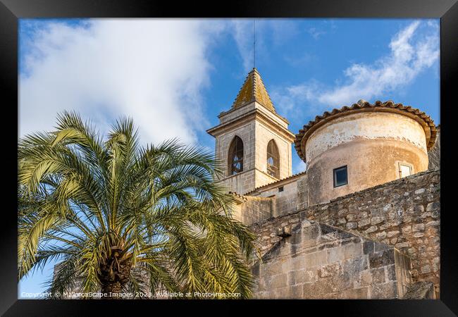 Churches in Santanyi, Majorca Framed Print by MallorcaScape Images