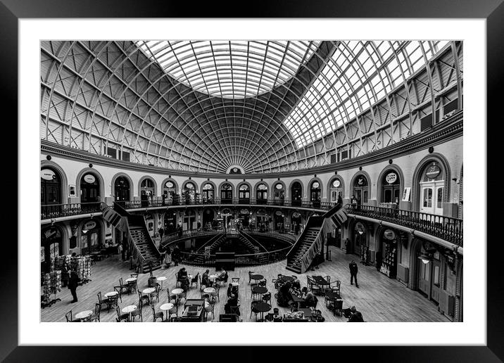 Corn Exchange II - Mono Framed Mounted Print by Glen Allen