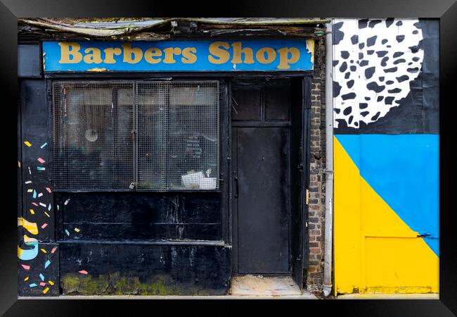 Barber Shop Framed Print by Glen Allen