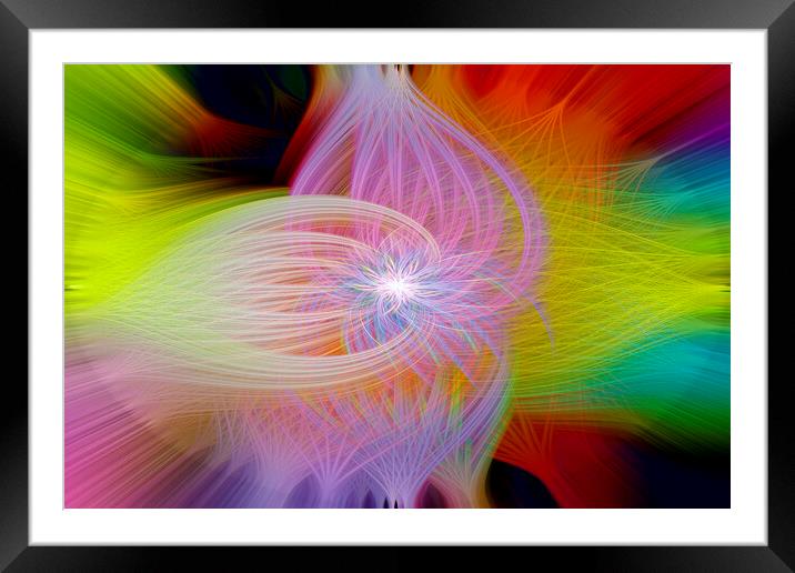 Twirl and Swirl in Landscape Format  Framed Mounted Print by Antonio Ribeiro