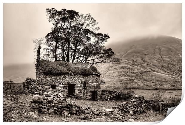 Hartsop Barn Print by Steve Smith