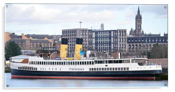 TS Queen Mary, Glasgow Acrylic by Allan Durward Photography