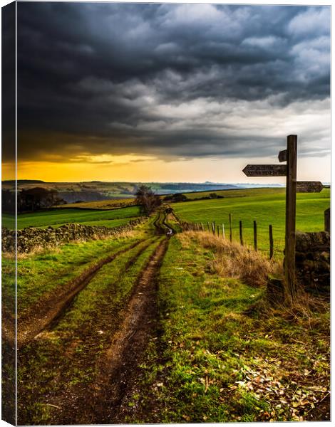 The Way to Washburn Canvas Print by James Elkington
