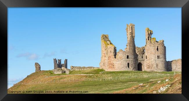 Dunstanburgh Castle, Northumberland Framed Print by Keith Douglas