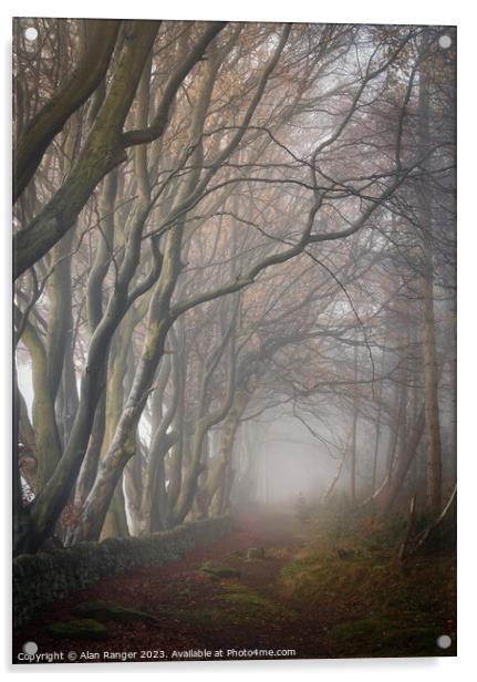 Derbyshire Dales #03 - Nov 2022 Acrylic by Alan Ranger