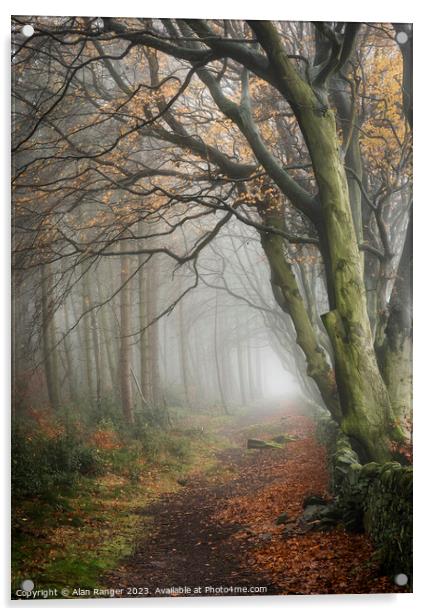 Derbyshire Dales #08 - Nov 2022 Acrylic by Alan Ranger